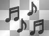 Floating Musical Notes