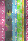 fond pink blue green yellow