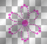 Deco Flower shimmer~Pink