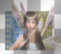 gorgeous fairy with wand