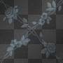 black with grey roses back