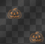 JACK-O-LANTERN ON BLACK
