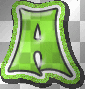 alphabet glitter _A