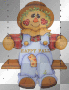 Happy Fall ' scarecrow on swing Happy Fall ' scarecrow on swing
