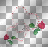 hearts and roses
