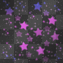 Sfondo nero con stelle rosa e viola by sweetgiù25
