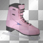 pink figure skate