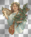 vintage Xmas angel