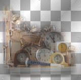 new year clock display ' transparent background