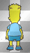 bart  enseñando  el pompis/culo