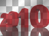 2010 new year sign