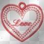 red love heart