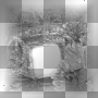 Frame black white