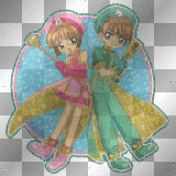 sakura y shaoran chibi
