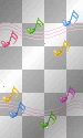 pastel heart music notes staff ' animated