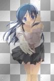 blue anime girl