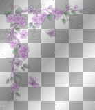 coin fleurs violet mauve deco -c