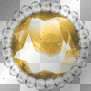 GLITY GLITTER DECO ANIMATED GOLD YEWEL CIRCLE GLITY GLITTER DECO ANIMATED GOLD YEWEL CIRCLE