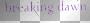 Breaking Dawn Logo Purple Glitter