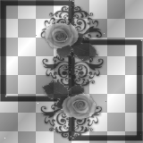 RAMCIA FRAME TRANSPARENT BORDER FLOWER GLITTER SPARKLE BLACK SILVER RAMCIA FRAME TRANSPARENT BORDER FLOWER GLITTER SPARKLE BLACK SILVER