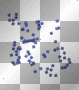 deco transparent bleu -c