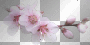WIOSNA SPRING SUMMER TRANSPARENT FLOWER TREE PINK