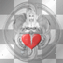 corazon de angel gotico