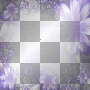 Flowers background frame overlay purple