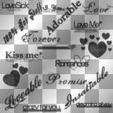 Deco_Words_Of _Love BG~Black