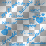 Deco_Words_Of _Love  BG~Blue