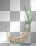 LATO SUMMER  TRANSPARENT DECO GRASS FLOWER GREEN