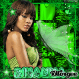Rihanna In Green