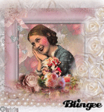 Vintage Woman In The Roses