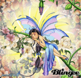 sleeping blue fairy