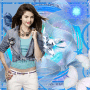 selena gomez in blue