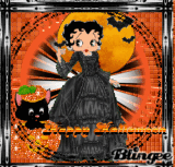 happy halloween by betty boop