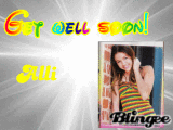 To Alli get well soon! =]