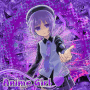 anime girl purple anime girl purple