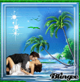 Pareja en la playa