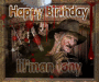 To my Horror Movie Fanatic ~ Have a Bloody Birthday , lol