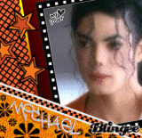 MICHAEL JACKSON IN ORANGE ORIGINAL BLINGEE BY FLORJACKSON58