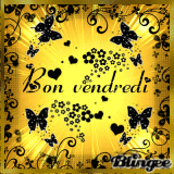 BON VENDREDI EN NOIR ET OR