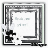thank my sweeties for get well love you all