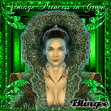 Vintage Princess in Green - by Maddi 