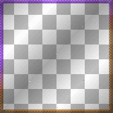 orange purple animated checkered frame