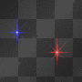 Animated  Colorful Stars Background