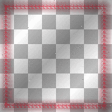 Deco frame - red