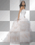 femme robe marié blanc -c