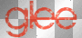 Glee Logo Sparkle~Red