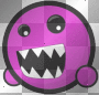 EMO CIRCLE FACE RAWR ANIMATED PINK